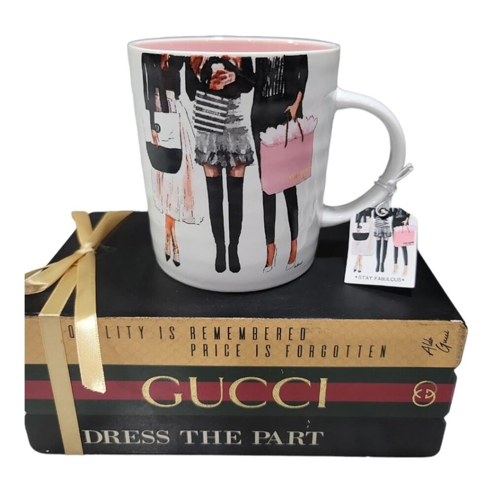 Kate Spade Shopping Girls Mug -NWT